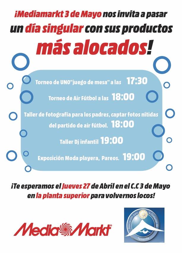 Día singular en Mediamarkt 3 de Mayo