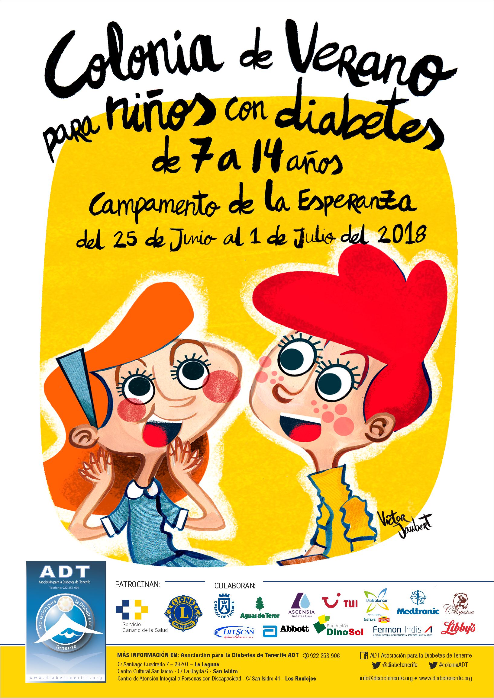Comienza la Colonia ADT 2018 para menores con diabetes