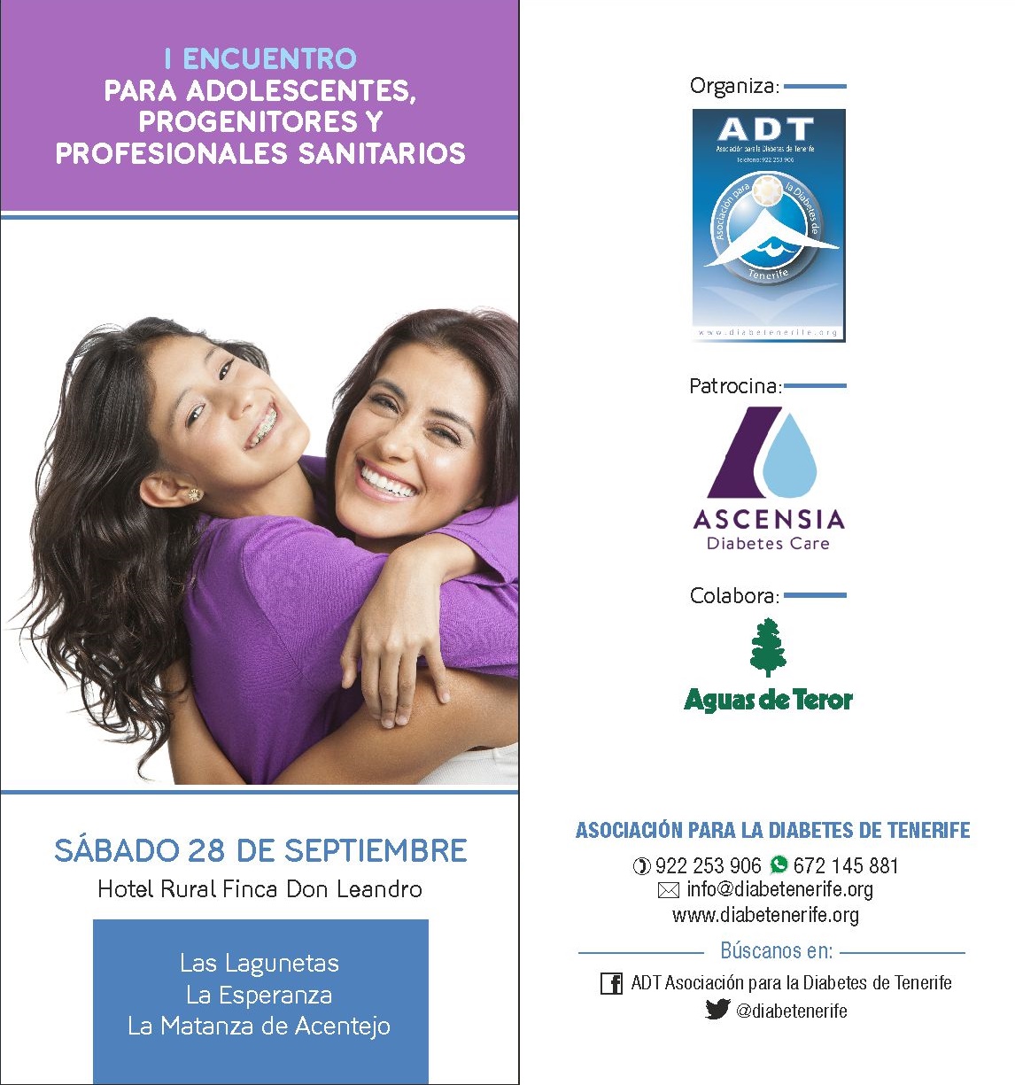 I ENCUENTRO PARA ADOLESCENTES, PROGENITORES y PROFESIONALES SANITARIOS